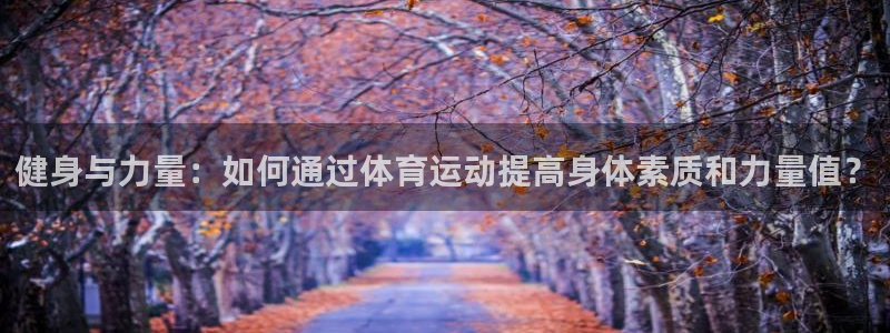 哈哈体育十年：健身与力量：如何通过体育运动提高身体素质和力量值？